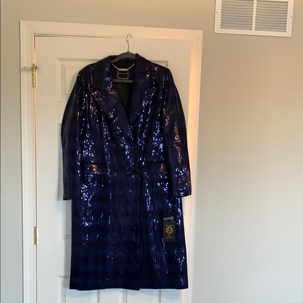 Sequin Blue Women's Coat